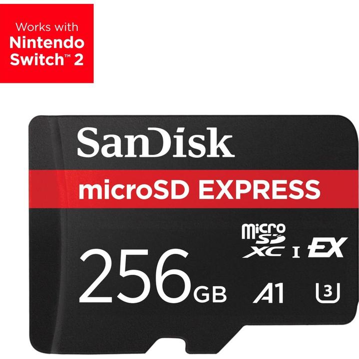 Produktbild SANDISK Express GamePlay microSDXC 256GB (256 GB, microSD, microSD Express, microSDXC, UHS-I)