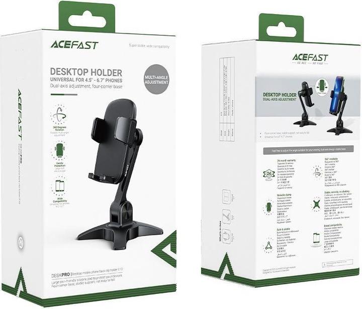 Productafbeelding Acefast standaard zwaartekracht telefoonhouder zwart (E10)