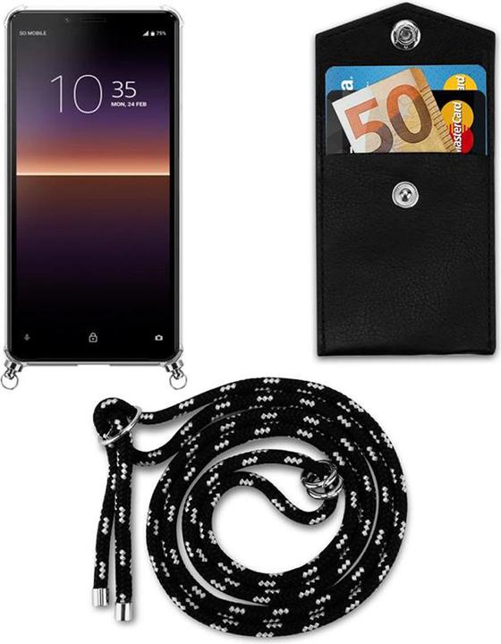 Produktbild Cadorabo TPU Handy Kette SILBER Cover