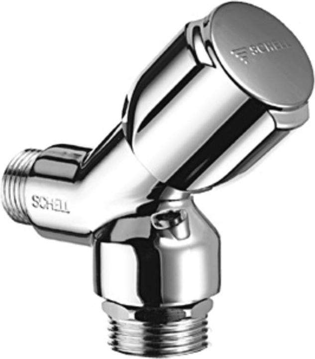 Schell Comfort 1/2 Zoll Geräteschrägsitzventil mit Rückflussverhinderer - Chrom