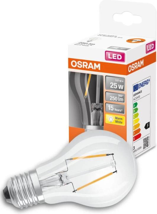 Productafbeelding Osram Ster Klassieker A (E27, 25 W, 250 lm, 1 x, F)