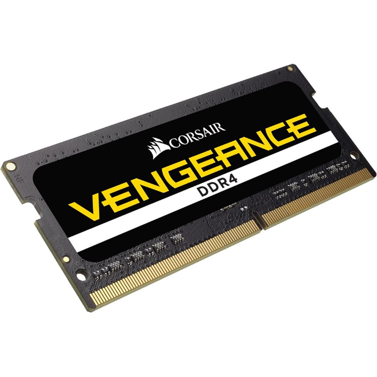 Corsair Vendetta (2 x 16GB, 2666 MHz, DDR4-RAM, SO-DIMM), Memoria RAM, Nero