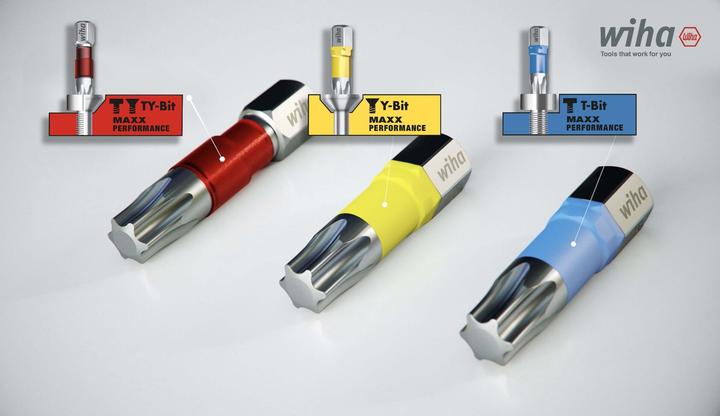 Actual product image Wiha Bit Set BitBuddy TYBit Pozidriv TORX in Box (Hexagon socket TX)