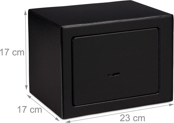 Actual product image Relaxdays Home Safe With Keys, Double-Bit Lock
