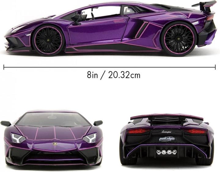 Actual product image Jada Pink Slips Lamborghini Aventador SV 1:24