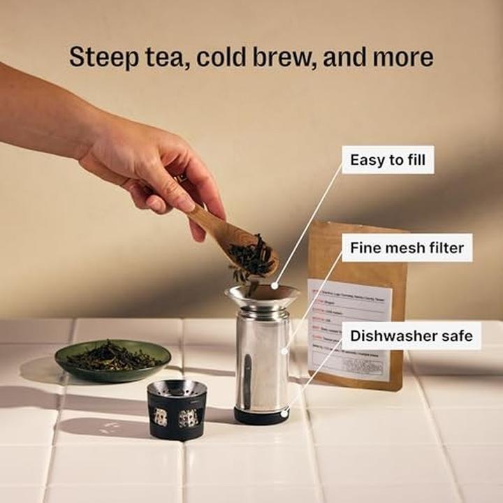 Produktbild Fellow Carter Infuser-Set - Carter Move Becher Marineblau 473 ml + Carter Infuser (0.47 l)