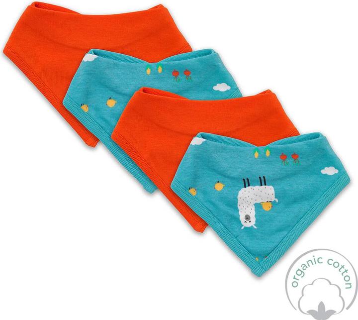 Image du produit Schlummersack Bandana pour bébé 100% bio - lot de 4