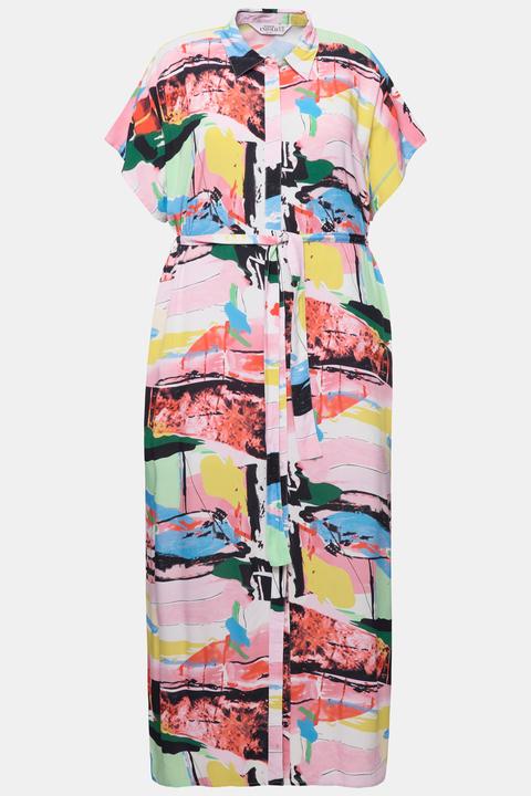 Produktbild Studio Untold Hemdblusen-Maxikleid, oversized, Color-Print (50, 52)
