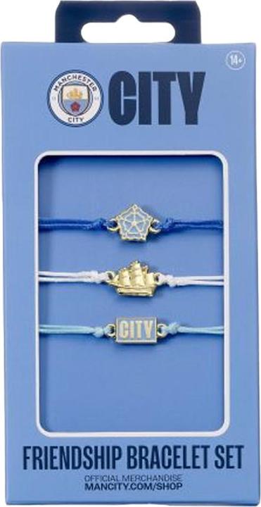 Immagine prodotto Manchester City FC Amicizia Braccialetto Set (100% materiale sintetico)