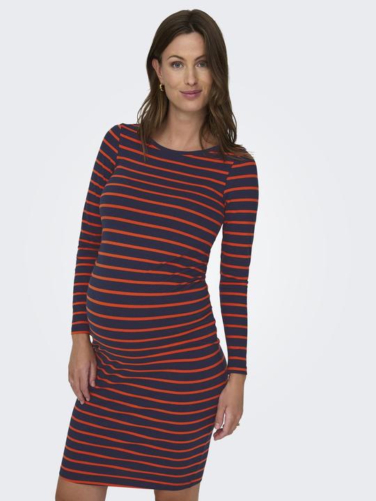 Immagine prodotto Only Maternity Vestito a righe mamma con maniche lunghe (XS)