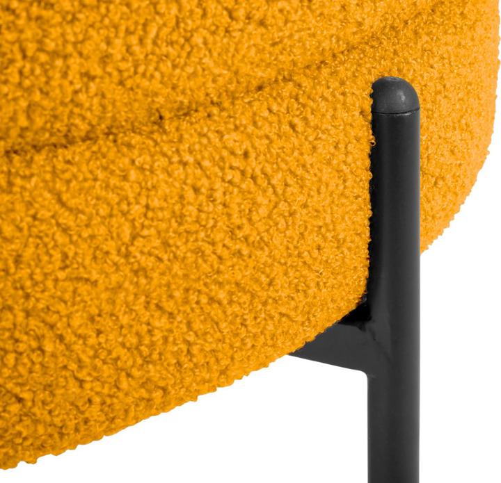 Actual product image Leitmotiv Chair Noble Teddy Curl