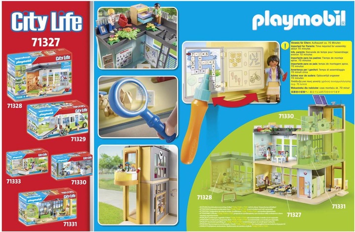 Produktbild Playmobil Grosse Schule (71327, Playmobil City Life)