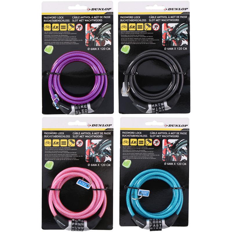 Thumbnail - Dunlop, Veloschloss, (120 cm)