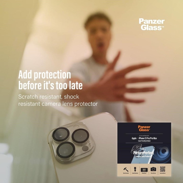 Actual product image PanzerGlass Camera Protector (1 Piece, Apple iPhone 13 Pro Max, Apple iPhone 13 Pro)