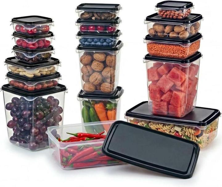 Gourmetmaxx Frischhaltedosen Set mit Deckel 34-teilig (2.10 l)