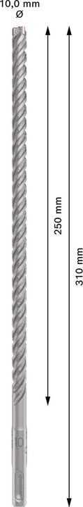 Produktbild Bosch Zubehör Pro SDS plus-5X Hammerbohrer (10 mm)