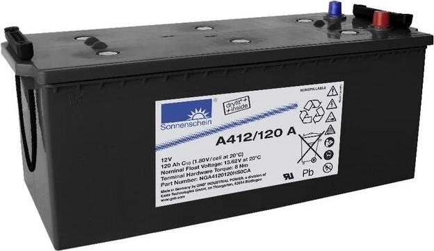 Actual product image Tadiran Sonnenschein Dryfit A412/120 A battery lead PB 12Volt 120Ah (12 V, 120 Ah)