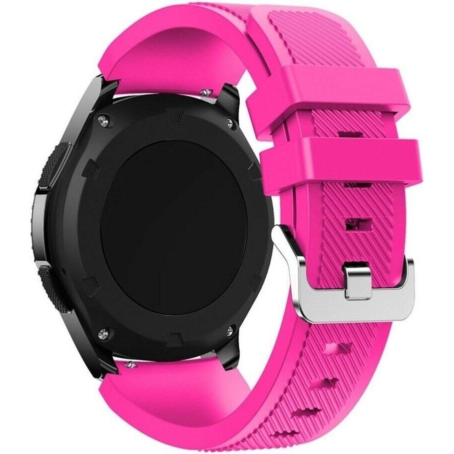 Thumbnail - Strap-it Silikonarmband (22 mm, Silikon), Uhrenarmband, Rosa