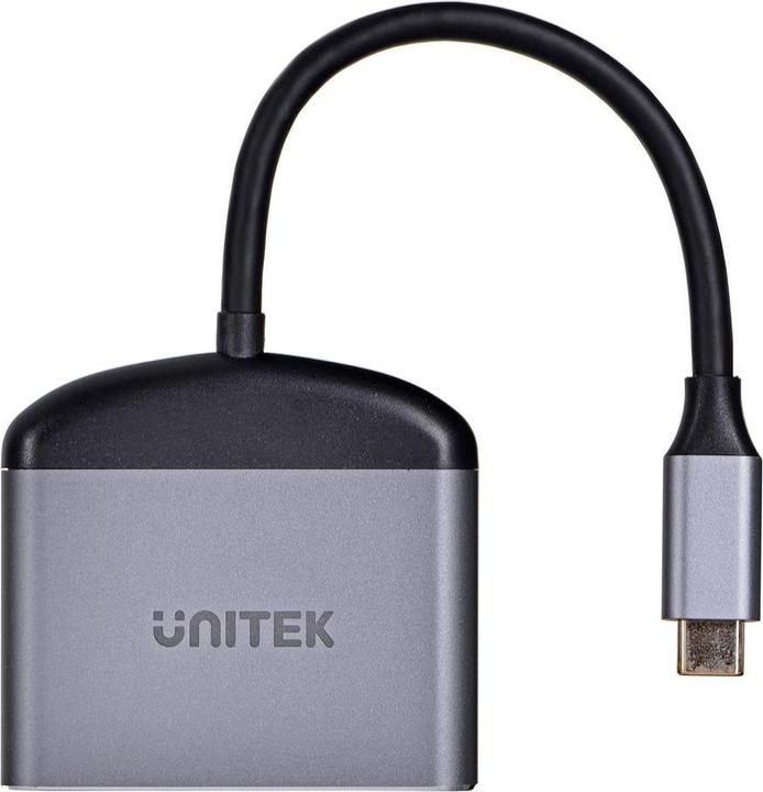 Actual product image Unitek ADAPTER USB-C - HDMI 2.1 USB-A USB-C PD (USB-C, 1 Ports)