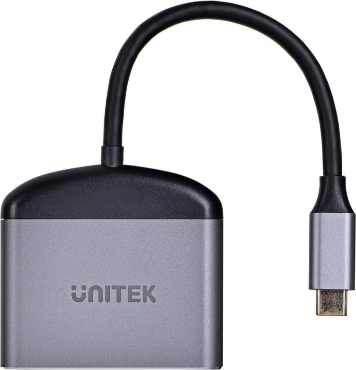 Actual product image Unitek ADAPTER USB-C - HDMI 2.1 USB-A USB-C PD (USB-C, 1 Ports)