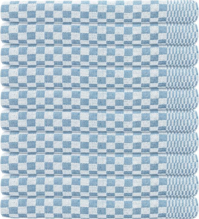 Produktbild Casativo 10er-Set Grubentücher, hellblau, Geschirrtücher 45 x 70 cm (50 x 70 cm)