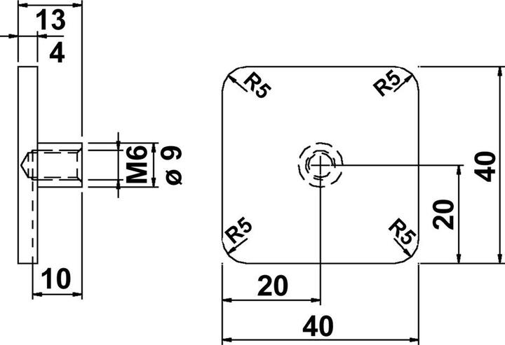 Actual product image Werkstarck Knurled screws (1 pcs.)