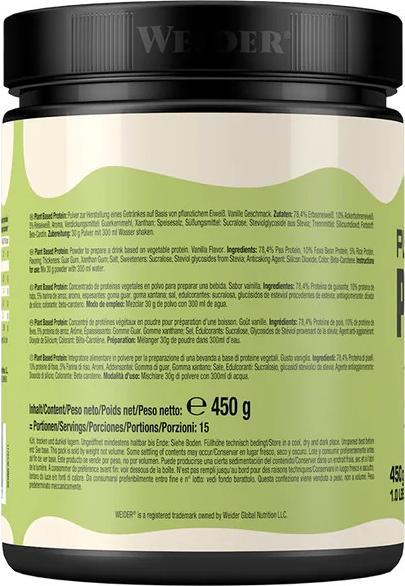 Produktbild Weider Plant Based Protein (450 g, 1x, Vanille)