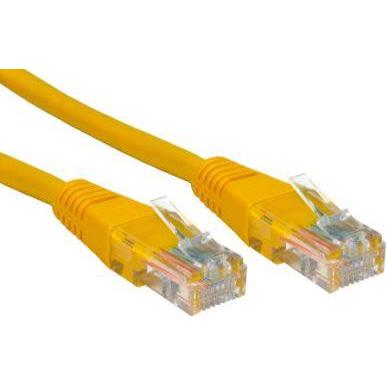 Rs Pro Ethernetkabel Cat.5e, 15m, Gelb Patchkabel, A RJ45 U/UTP Male, B RJ45, PVC (U/UTP, CAT5e, 15 m), Netzwerkkabel