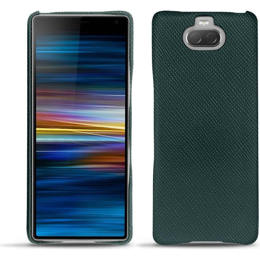 Noreve Lederschutzhülle (Sony Xperia 10 Plus), Smartphone Hülle, Grün