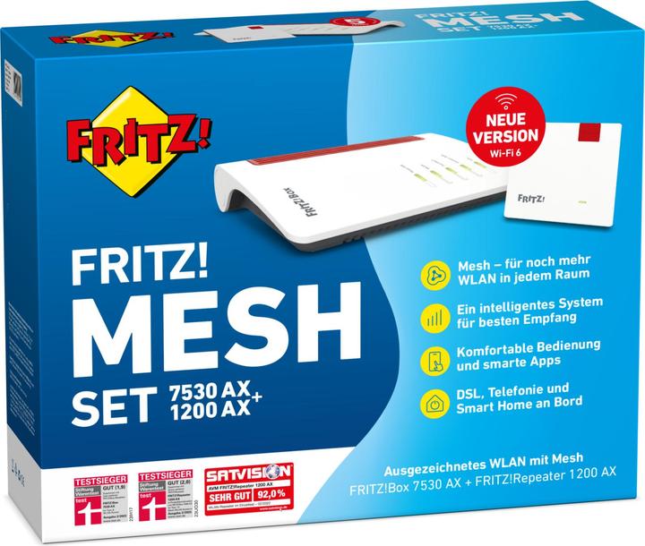 Produktbild FRITZ! Mesh Set 7530 AX + 1200 AX