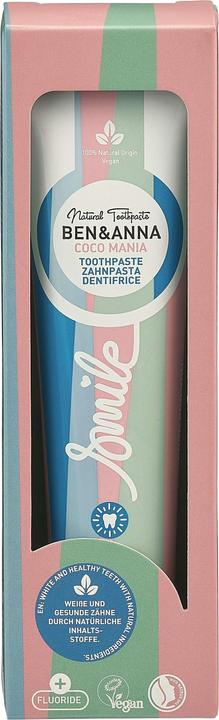Produktbild Ben & Anna BEN&ANNA Natural Toothpaste naturalna pasta do zębów Coco Mania 75ml (75 ml)