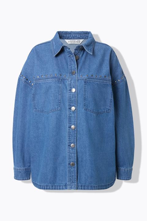 Immagine prodotto Studio Untold Camicia di jeans dal taglio oversize con rivetti (54)