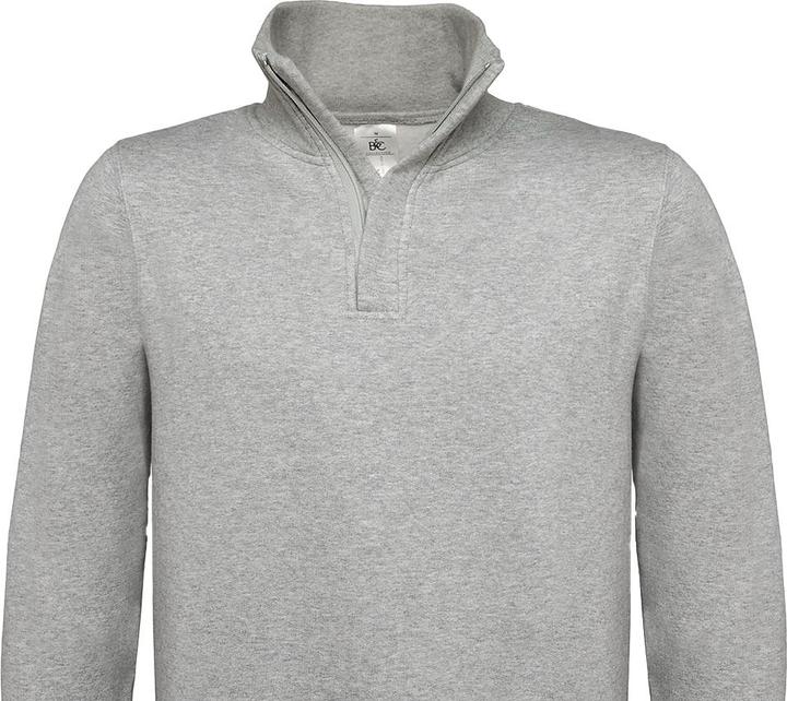 Image du produit B&C Mens ID.004 Cotton Quarter Zip Sweatshirt (M)