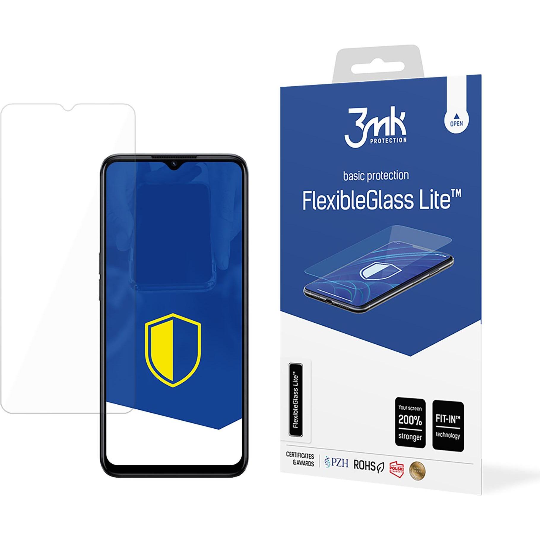 3MK FlexibleGlass Lite Oppo A77 5G Szkło Hybrydowe Lite (1 Stück, Oppo A77 5G), Smartphone Schutzfolie, Transparent