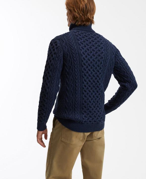 Produktbild La Redoute Collections Rollkragenpullover mit Zopfmuster (XXL)