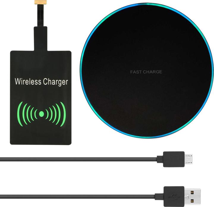 Image du produit Avizar Chargeur QI + récepteur de charge QI micro-USB (5 W)