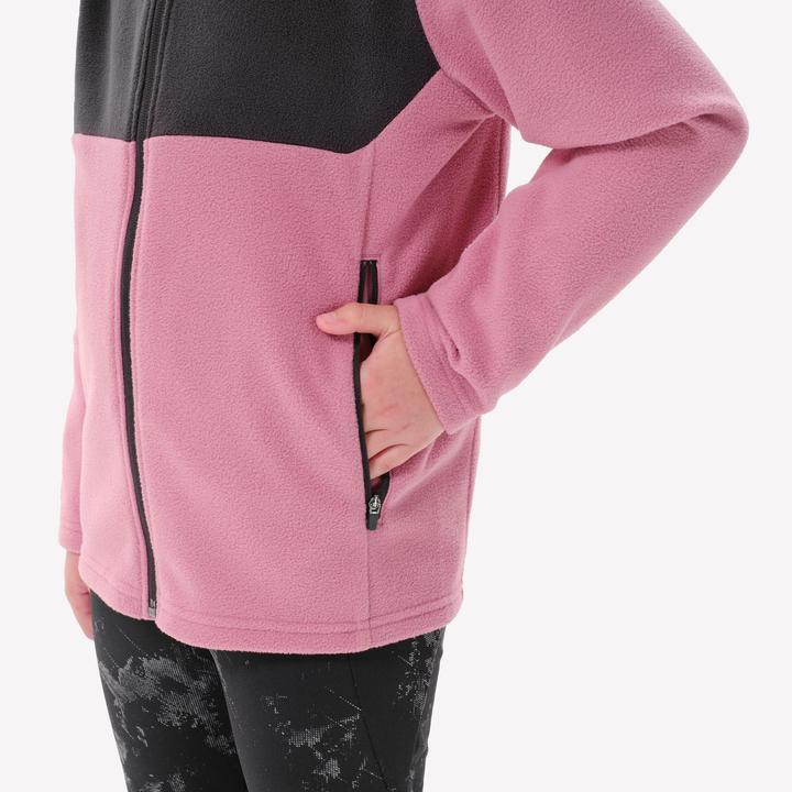 Actual product image Quechua Kids fleece jacket size 122-170 Hiking - MH500 Zip TW (14, 15, 16)