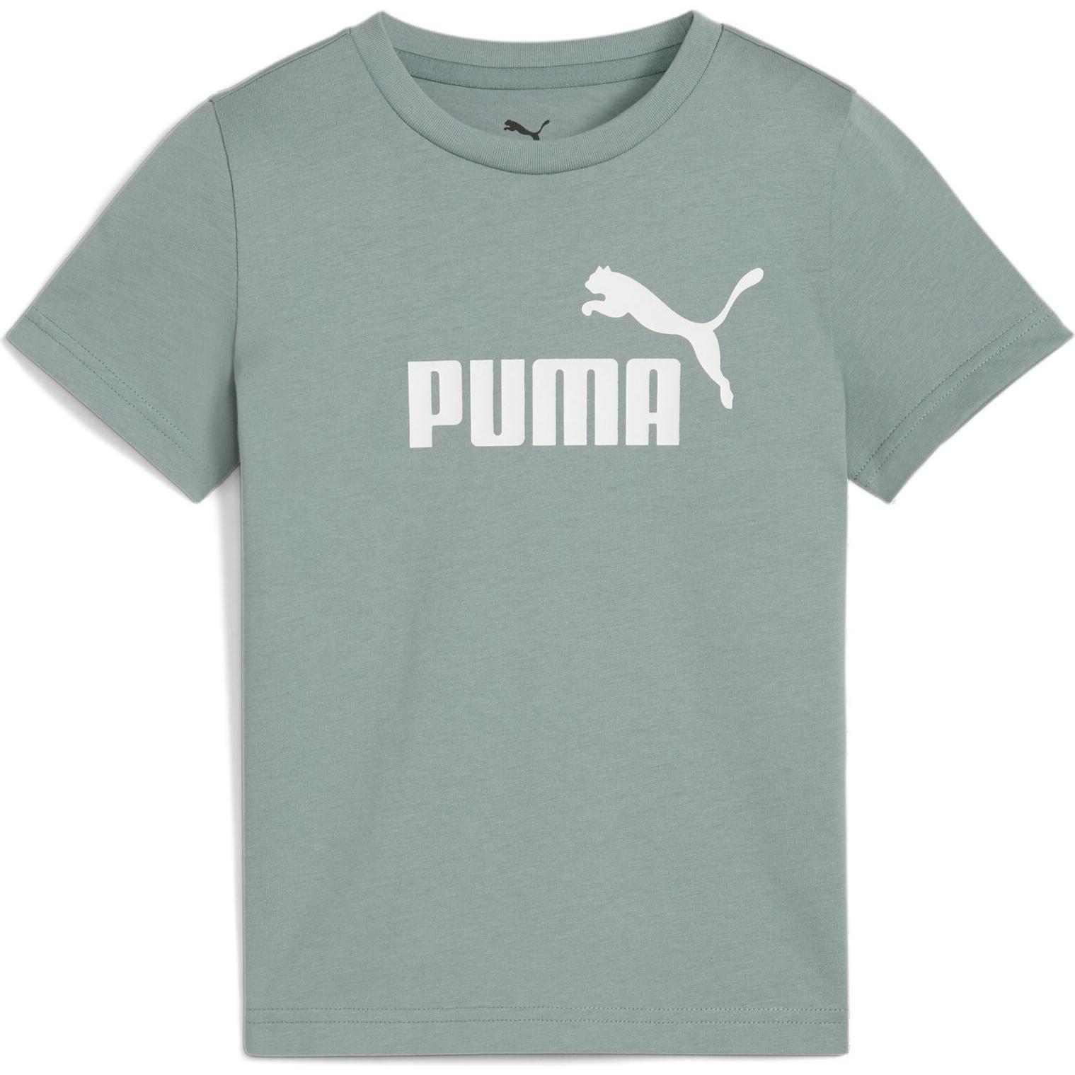 Puma, Jungen, Sportshirt, ESS No. 1 Logo Tee PS (104), Grün, 104