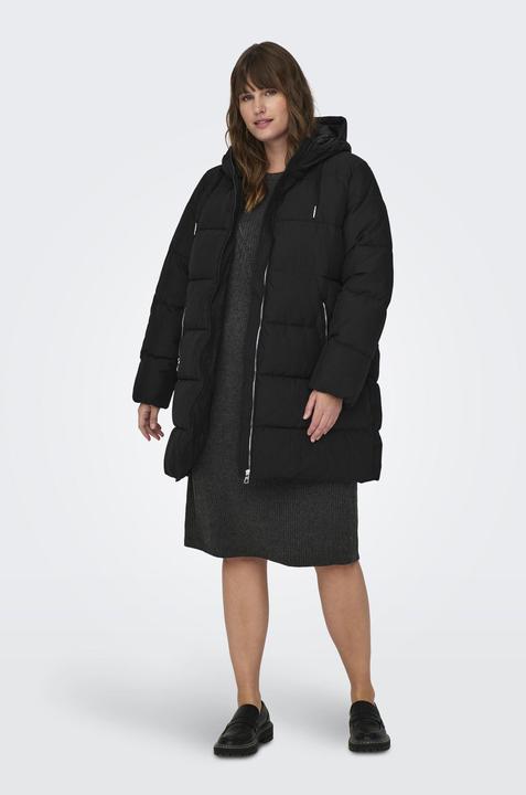 Image du produit Only Capuche avec cordon de serrage Curve Manteau matelassé (S)