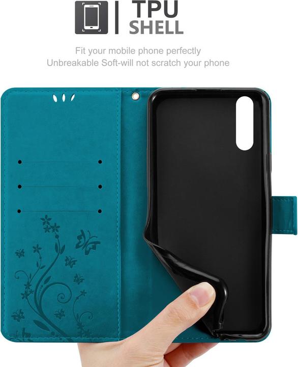 Produktbild Cadorabo Flower Book Cover (Huawei P20)