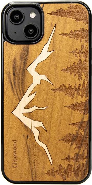 Actual product image Bewood Wooden case for iPhone 15 Plus Imbuia Mountains (Apple iPhone 15 Plus)