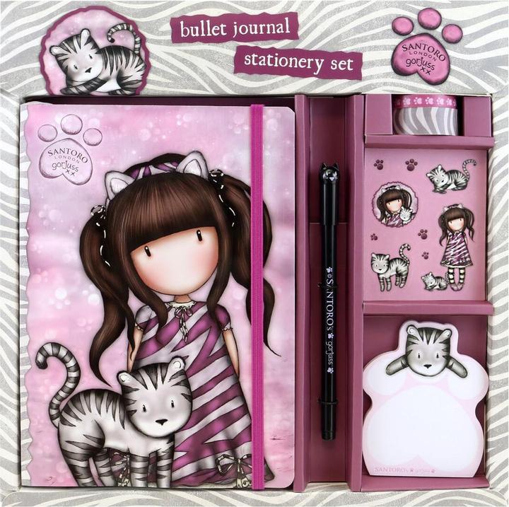 Produktbild Gorjuss Papierwaren-Set Ruby wild Rosa Grau (1x)