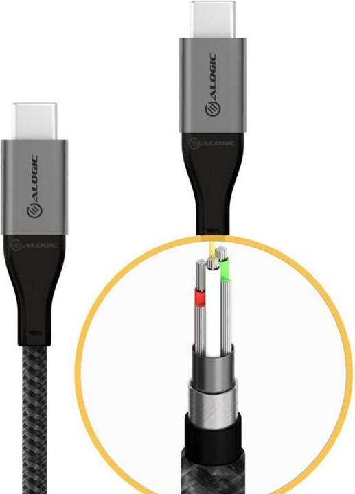 Produktbild Alogic USB Kabel USB 2.0 USB-C to USB-C /480Mbps (0.30 m, USB 2.0)