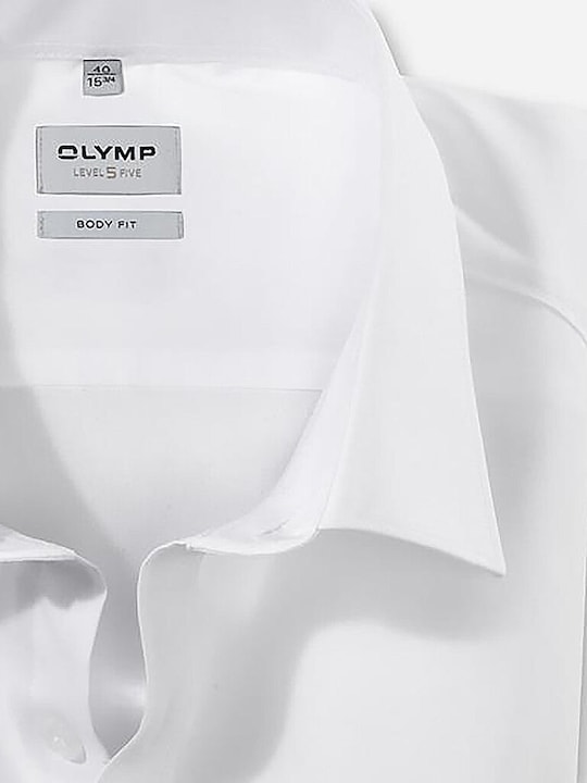 Produktbild Olymp Hemd Level Five, body fit weiss 1/1, Gr.42, Armlänge 69cm (42)