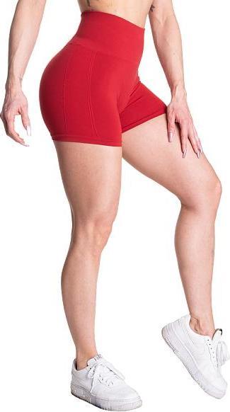 Actual product image Better Bodies Scrunch Shorts - Chili Red (L)