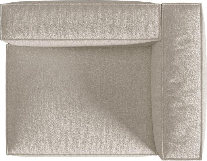Image du produit Micadoni Canapé Modulaire Droit Boucle, "Nuria", 2 Places, Beige, 110x145x72 Fabriqué en Europe