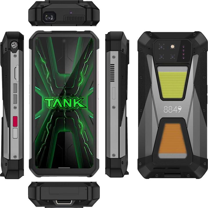 Actual product image Unihertz 8849 Tank 3S Robustes Telefon mit Nachtsichtprojektor, 16GB + 512GB, 6,79 Zoll Android 14 (512 GB, 6.79", 5G)
