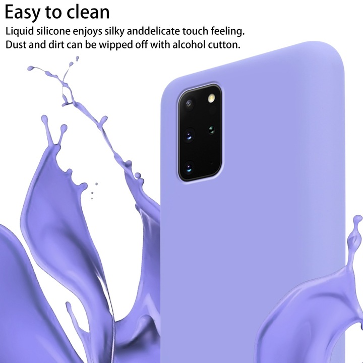 Actual product image Cadorabo TPU Cover Mobile Phone Chain Liquid (Samsung Galaxy S20+)
