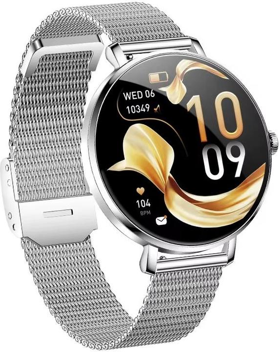 Actual product image PhoneLook Smart Watch NX21 mit Touchscreen-LED Sport-/Fitness-/Schlafprogrammen Mailänder Armband