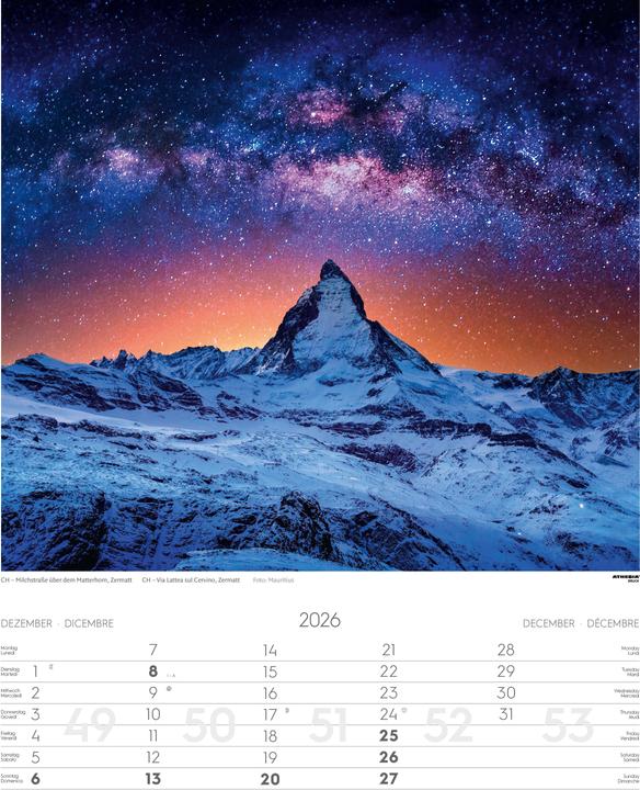 Produktbild Alpen Kalender 2026